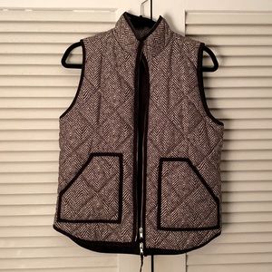 J. Crew herringbone vest